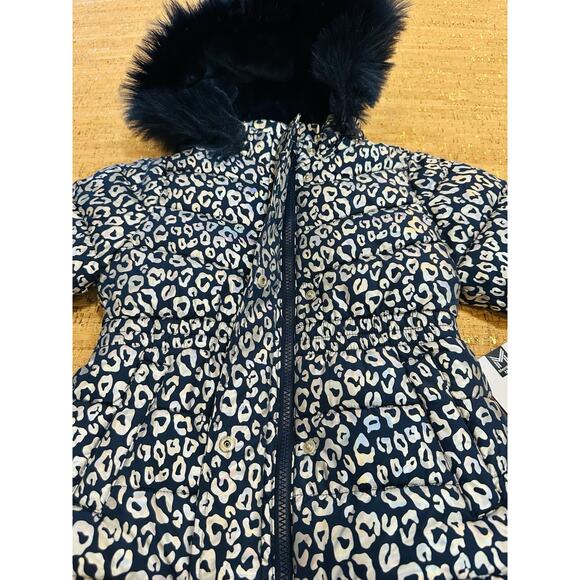 Member's Mark Girls Removable Hood Faux Fur Puffer Jacket Size 4T - Picture 2 of 8